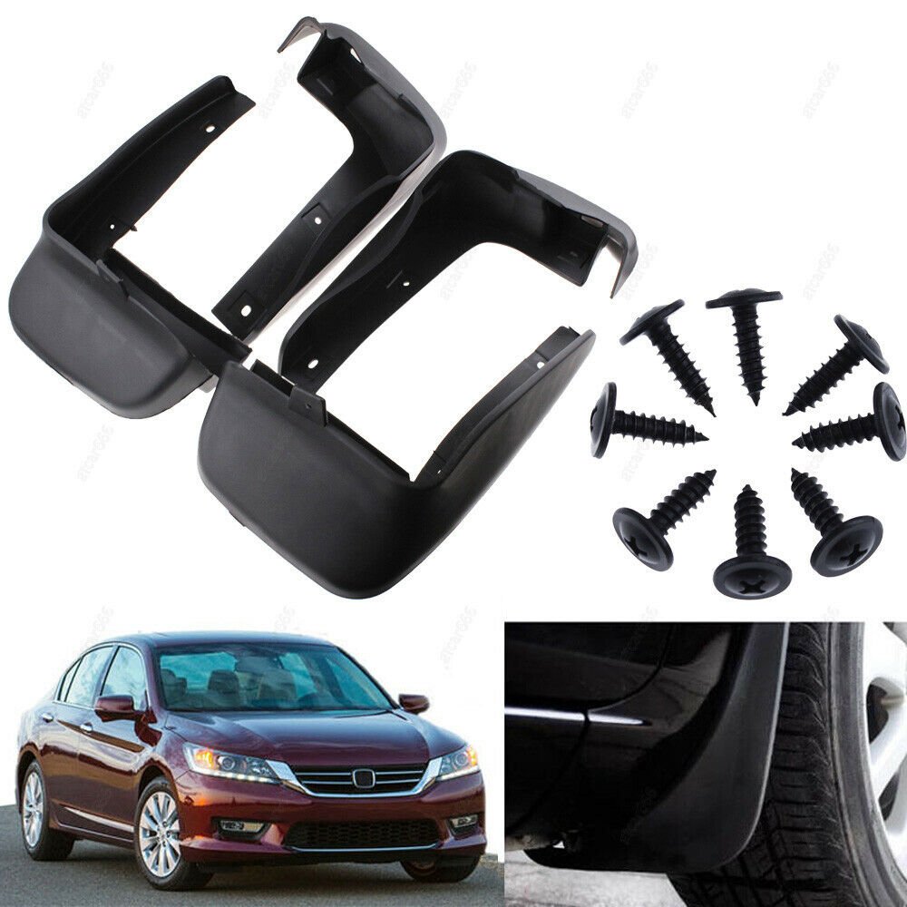 4PCS Tire Dity Mud Sand Splash Flap Guard Fender Front&Rear For Honda City 09-14