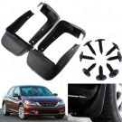 4PCS Tire Dity Mud Sand Splash Flap Guard Fender Front&Rear For Honda City 09-14