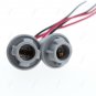 2x T10 Dashboard Light Bulb Extension Wire Harness Socket Connector For Car 12V