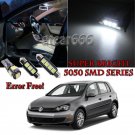 19 Premium White Bulb For Volkswagen Golf MK6 2008-2013 LED Interior Light Kit