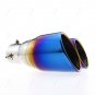 Universal Twin Exhaust Pipe Trim Tip Tail Muffler Stainless Steel Chrome 63mm