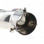 Universal Twin Exhaust Pipe Trim Tip Tail Muffler Stainless Steel Chrome 63mm