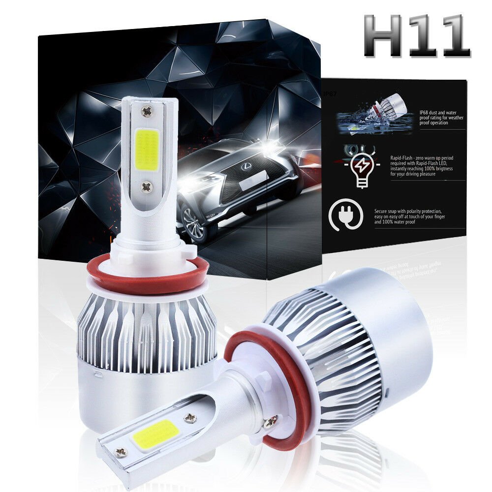 H11 LED Headlight Low Beam Bulb Lamps For Honda Accord 2008-2017 Civic 2014-2017
