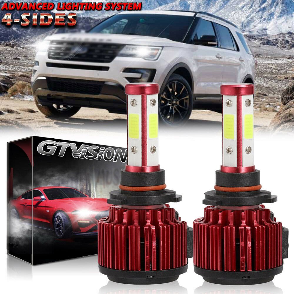 For 1995-2018 Ford Explorer LED Bulbs Conversion KIT Headlight Hi/Low Fog Lights