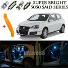 18x Ice Blue Interior LED Lights Kit + TOOL For 2006-2009 Volkswagen VW Golf GTI