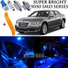 18 x Ultra Blue Interior LED Lights Kit + TOOL For 2011-2014 Chrysler 300 300C
