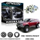 12Pc Super Bright White LED Lights Interior Package Kit for 92-95 Toyota Pickup
