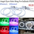RGB LED Angel Eye Halo Ring For Infiniti FX35 FX45 2003-08 Demon Headlight DRL