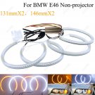 4X Angel Eyes Halo Light Ring Lamp Fits BMW 3 Series E46 SMD Non-Projector Nice