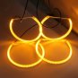 4X Angel Eyes Halo Light Ring Lamp Fits BMW 3 Series E46 SMD Non-Projector Nice