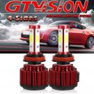 4-Sides LED Headlight Kit H11 6000K 1800W Fog Light for Nissan Maxima 2007-2014