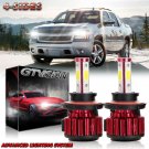 For 02-13 Chevrolet Avalanche LED Bulbs Conversion KIT Headlight HiLo Fog Lights