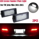 2X LED License Number Plate Light Lamp For VW Jetta MK6 Passat B7 NMS Touareg 2