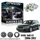 12Pcs Bright White LED Interior Lights Package Kit For Audi A3 S3 8P 2006-2011