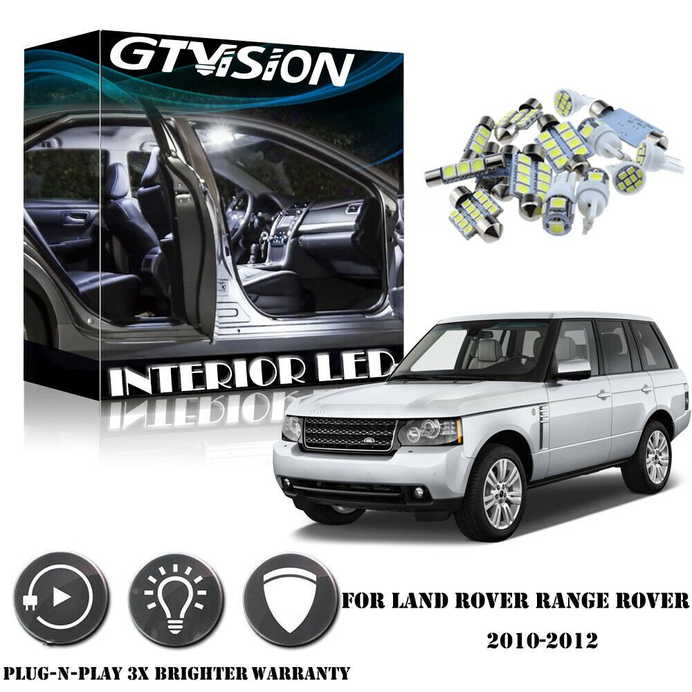 Super Bright White Kit LED Interior Car Lights For Land Rover Range Rover Sport