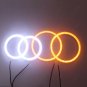 4x For Ford Mondeo MK3 2002-07 Headlight Amber&White Cotton Angel Eyes Halo Ring