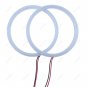 4x For Ford Mondeo MK3 2002-2007 Headlight White Cotton Angel Eyes Halo Ring Kit