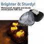 5PCS Amber 9 LED Cab Marker Light Roof Running SUV For Ford F-250/350 1999-2016
