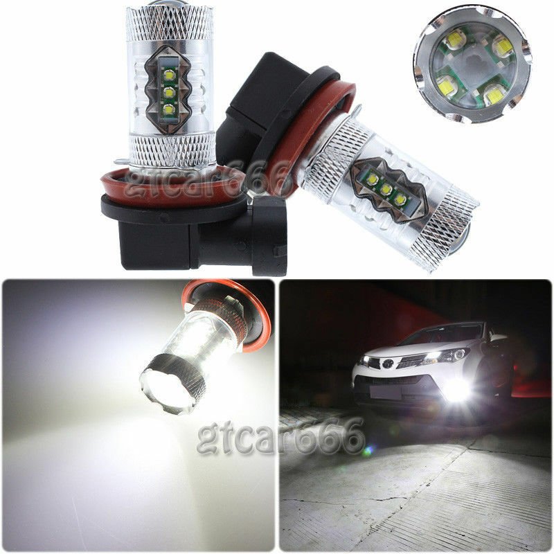 80W H11 High Power Bright Cree LED Driving Fog Light For BMW 5 Series E39 530i