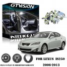 14 x Bright White Kit LED Interior Car Lights For 06- 13 Lexus IS250 IS350 +TOOL