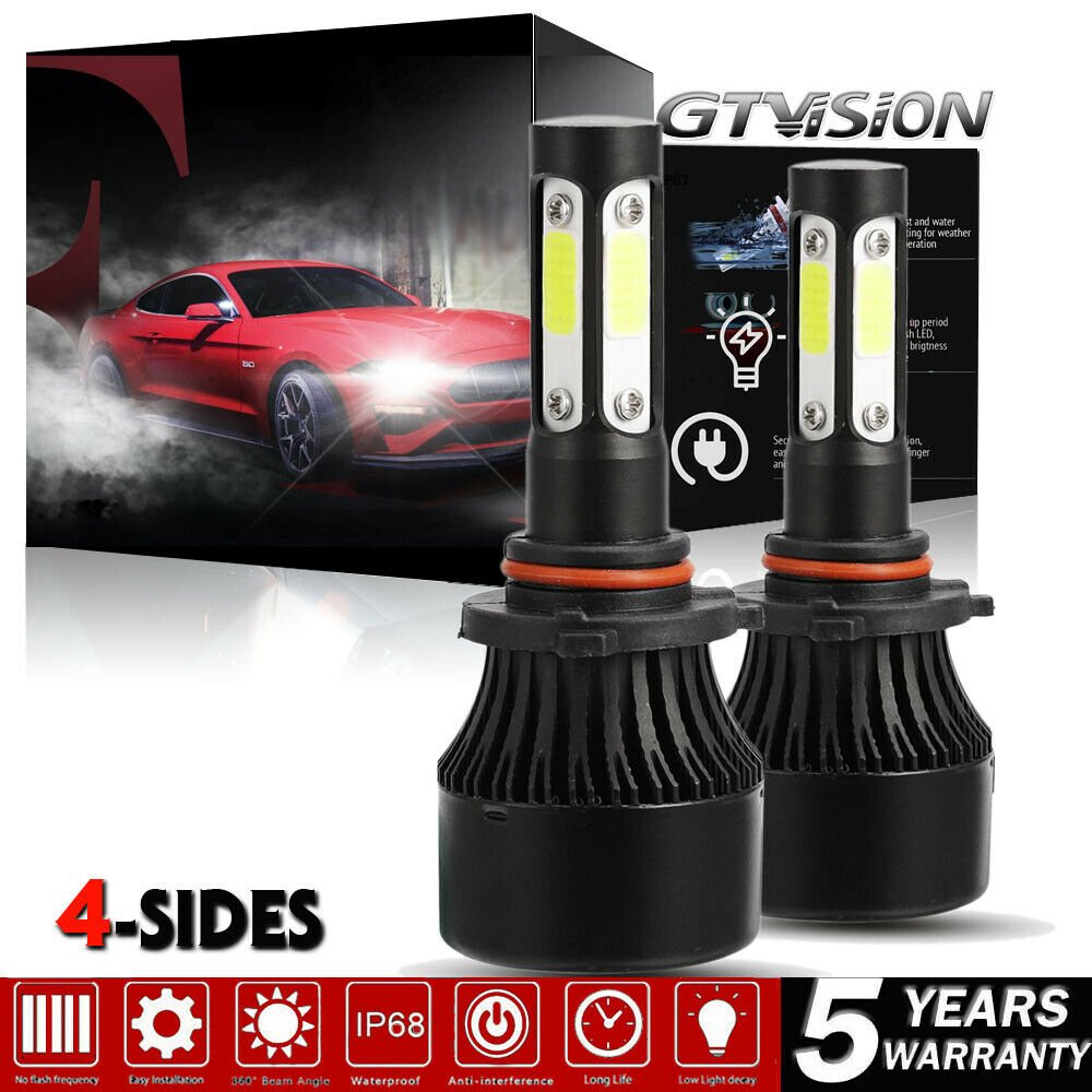 1900W 6K 4COB LED Headlight HB3 9005 High Beam for Acura TL 1999-2003 2009-2014