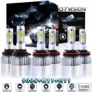 6PC 9005 H11 LED Headlight + H11 Fog Lights For Nissan Maxima Murano Rogue 09-13