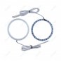 4Pcs 120mm RGB LED Cotton Angel Eye Halo Light Ring For BMW E30 E34 3 5 7 Series