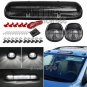 3x Clear Top Cab Marker Light White LED for Chevy Silverado GMC Sierra 2002-2007