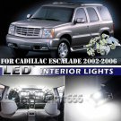 18x Bright White LED Interior Lights Package Kit For Cadillac Escalade 2002-2006