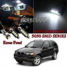 22 Premium White Bulb For BMW X5 E53 2000-2006 LED Interior Lights Kit NO Error