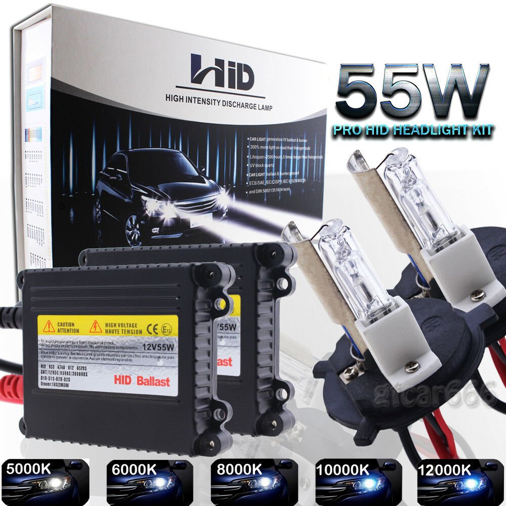 Headlight High Low Fog Lights Xenon HID Conversion Kit For 92-16 Toyota Corolla