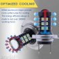 2X H7 30SMD Ice Blue High Power 3030 LED Fog Light Bulbs Car Driving Lamp DRL