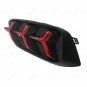 2x Red Lens Rear Bumper Reflector LED Tail Stop Brake Light For Honda Civic 2017