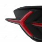 2x Red Lens Rear Bumper Reflector LED Tail Stop Brake Light For Honda Civic 2017