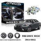 17Pcs White Kit LED Interior Car Lights Kit for 2014-2015 Lexus IS250 IS350 IS F