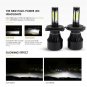 1900W 4COB LED HID Headlight Kit H4 9003 White for 1999-2005 Suzuki Grand Vitara