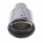 1Pcs Chrome Stainless Steel Rear Exhaust Tail Muffler Pipe For Honda Civic 06-11