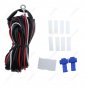 4X 131MM+146MM LED Cotton Light Angel Eye Halo Rings 6000K Lamp Kit For BMW E46