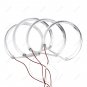 4x 131MM White 6000K Halo Ring Light Lamp LED Angel Eyes For BMW E36 E38 E39 E46