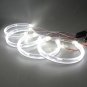4x 131MM White 6000K Halo Ring Light Lamp LED Angel Eyes For BMW E36 E38 E39 E46