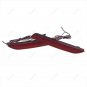 2x Red Lens Rear Bumper Reflector LED Tail Stop Brake Light For Honda CR-V 2012