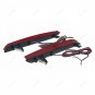 2x Red Lens Rear Bumper Reflector LED Tail Stop Brake Light For Honda CR-V 2012