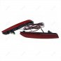 2x Red Lens Rear Bumper Reflector LED Tail Stop Brake Light For Honda CR-V 2012