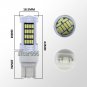 2x 7443 7515 T20 92SMD White Daytime Running Light High Power LED Projector Blub