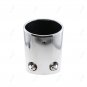 1x Chrome Stainless Steel Rear Exhaust Tail Muffler Pipe For Honda CR-V 2003-13