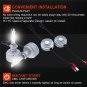 AC 55W Xenon White All in One HID Headlight Bulbs 9005 9006 9012 H11 H7 H1 2PCS