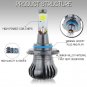 2x 9006 Amber Yellow Flash LED Fog Light Bulb for Dodge RAM 1500 2500 3500 13-17