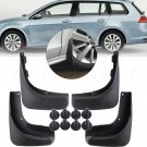 4Pcs Front Rear Mud Flaps Splash Guards Mudguards For VW Golf 6 MK6 Hatch 13-17