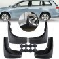 4Pcs Front Rear Mud Flaps Splash Guards Mudguards For VW Golf 6 MK6 Hatch 13-17
