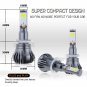 881 889 Upgrade LED Fog Light Bulbs Dual Color Still / Flash Mode White + Blue